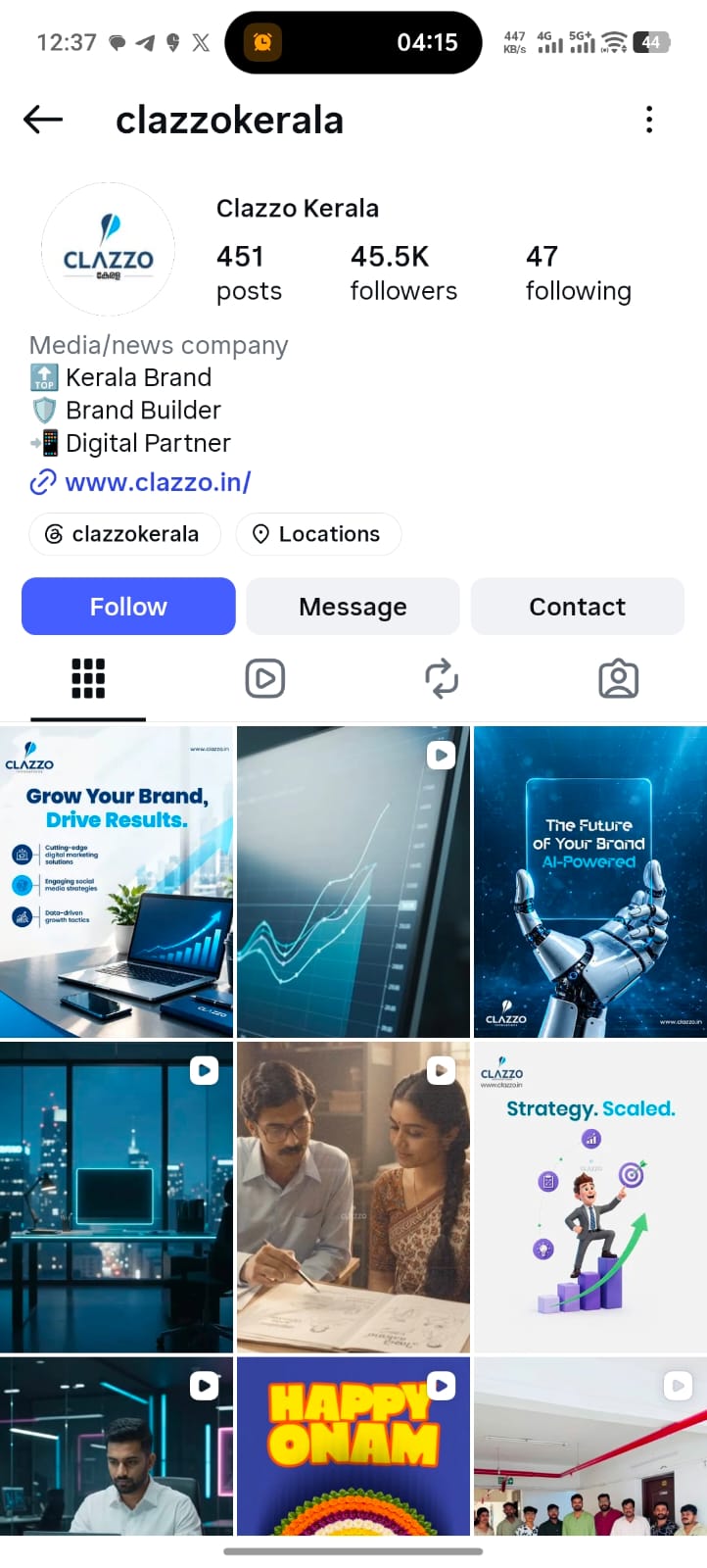 Clazzo Kerala Instagram